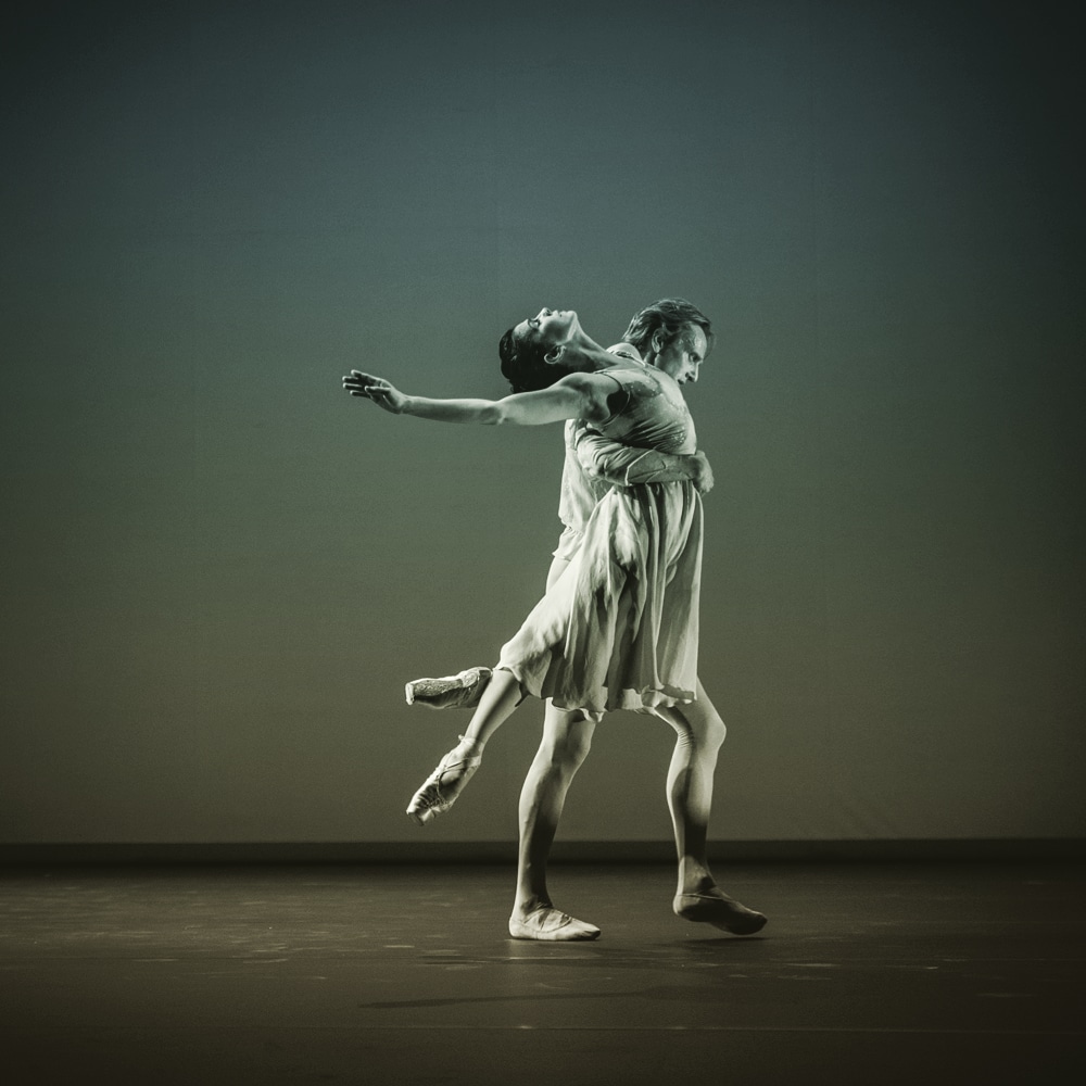 Sadler's Wells Theatre, Pure Dance, with Natalia Osipova and David Hallberg performing The Leaves are Fading. Choreography by Antony Tudor. Photography © Vanja Karas